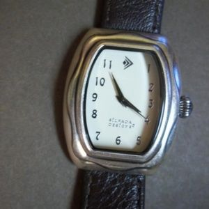 T1896 Silpada Leather wrap watch